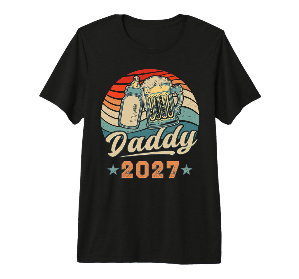 Mens Daddy 2027 Expecting Father Son T-Shirt - Aesthetic Graphic Men Women - T-Shirt, Sweatshirt, Hoodie