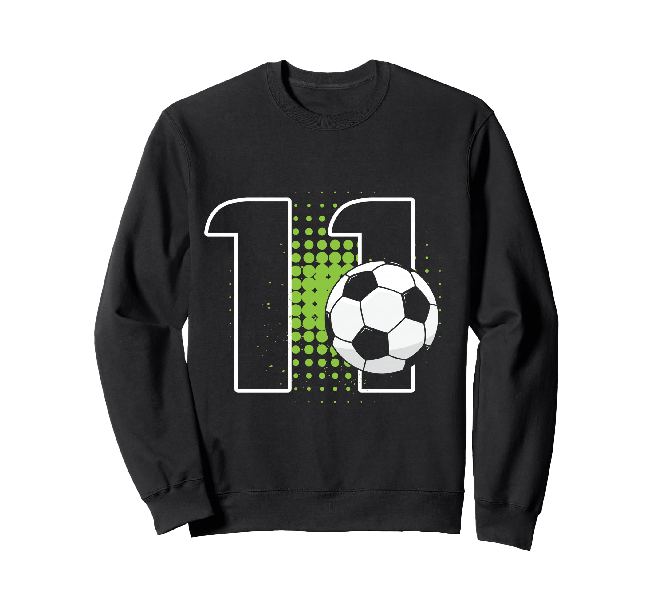 11Th Birthday Soccer Player Sweatshirt - Trendy Graphic for Adults - T-Shirt, Sweatshirt, Hoodie