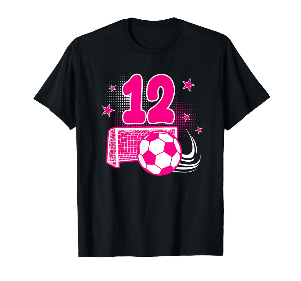 12 Years Old Birthday 12Th Soccer T-Shirt - Custom Art Print for Adults - T-Shirt, Sweatshirt, Hoodie