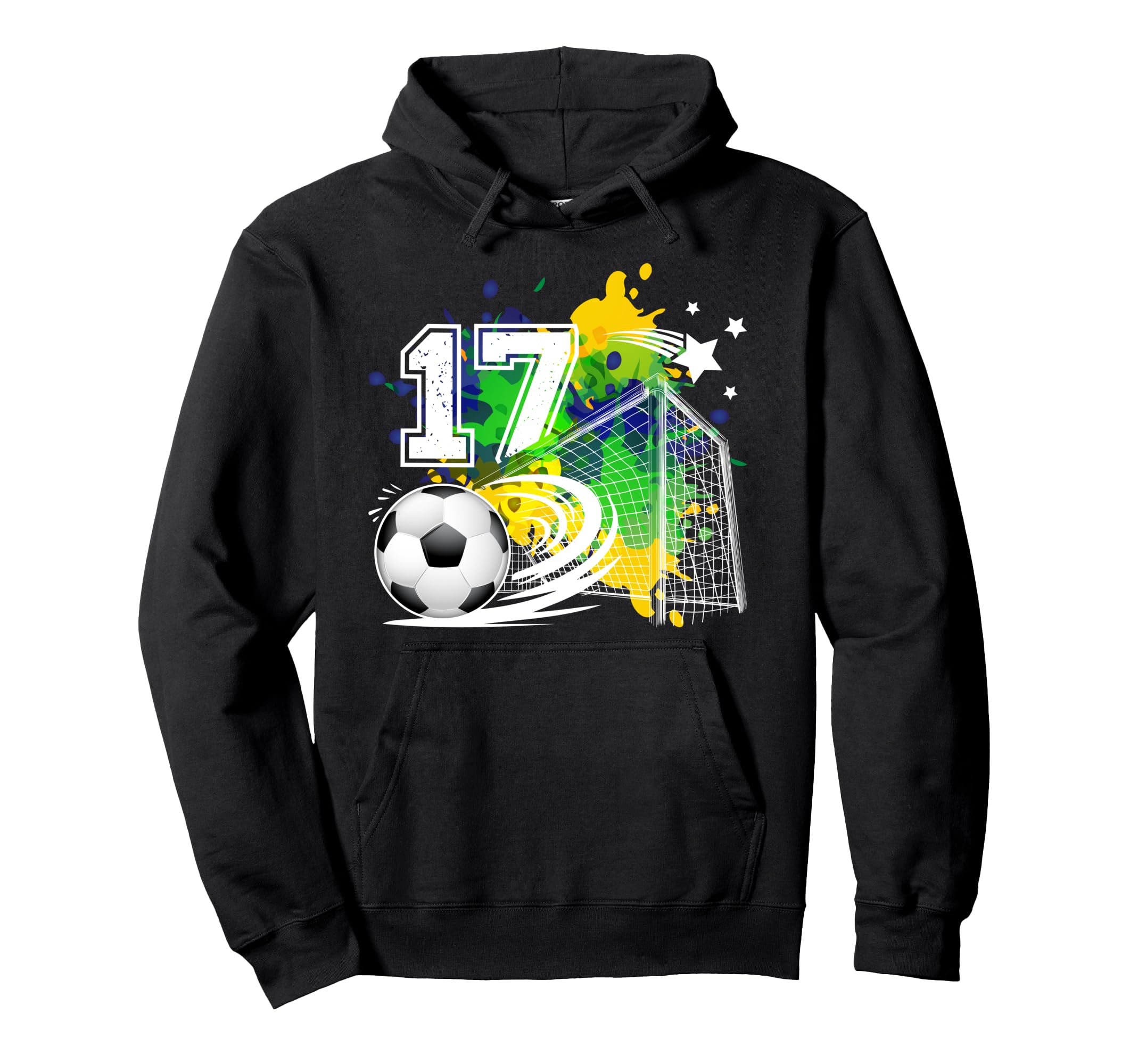17Th Soccer Birthday Party 17 Year Old Hoodie - Minimalist Print Men Women - T-Shirt, Sweatshirt, Hoodie