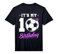 10 Years Old 10Th Birthday Gift Soccer T-Shirt - Trendy Graphic Men Women - T-Shirt, Sweatshirt, Hoodie