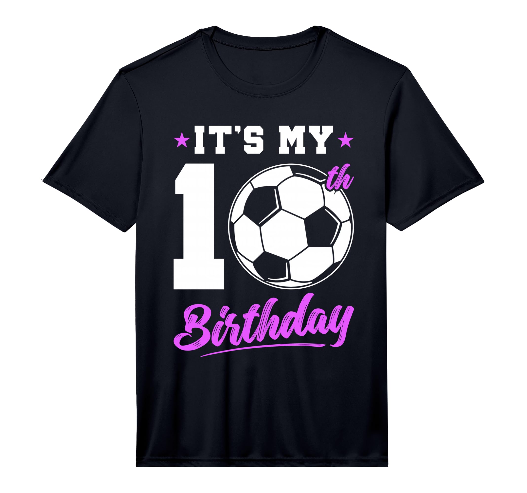 10 Years Old 10Th Birthday Gift Soccer T-Shirt - Trendy Graphic Men Women - T-Shirt, Sweatshirt, Hoodie