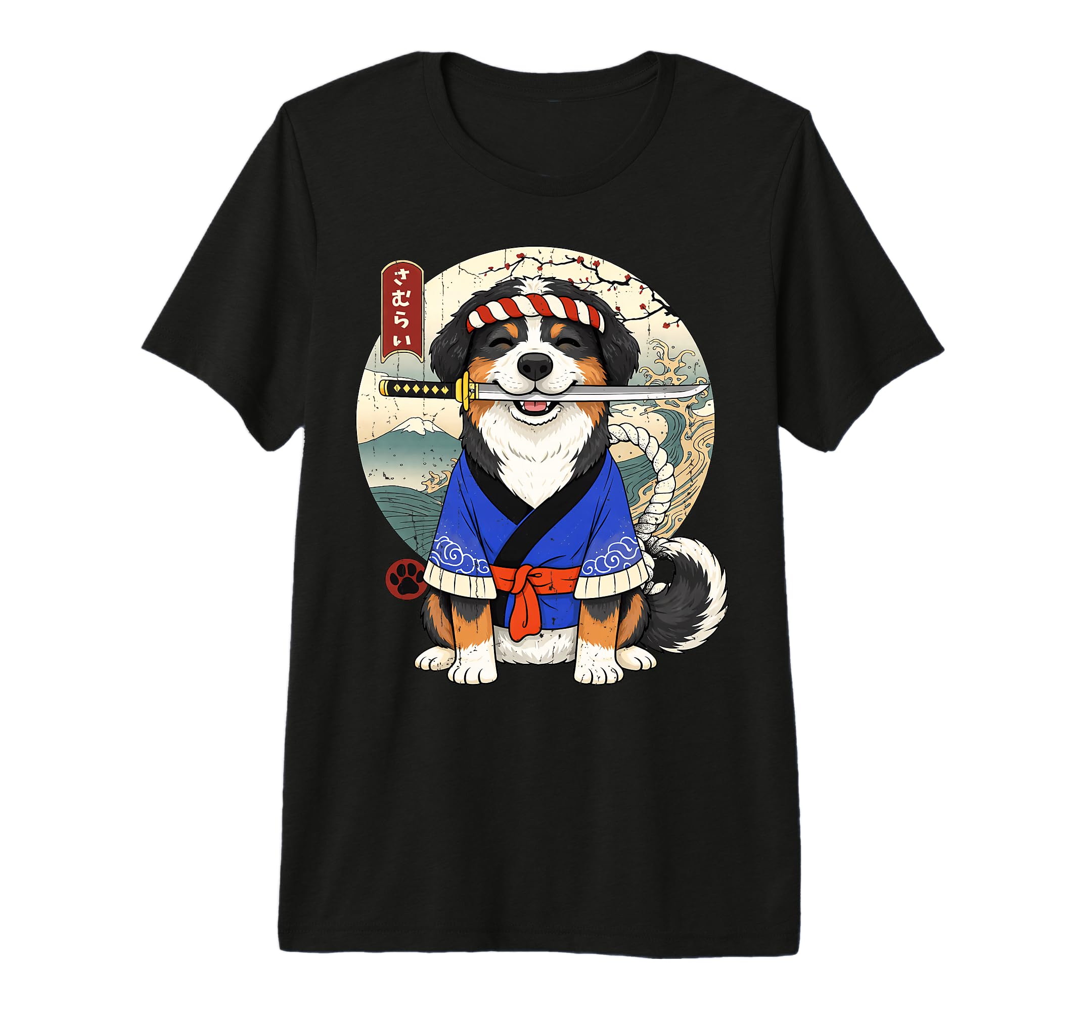Bernedoodle Dog Mom Dad Lover Cartoon T-Shirt - Novelty Apparel for Adults - T-Shirt, Sweatshirt, Hoodie