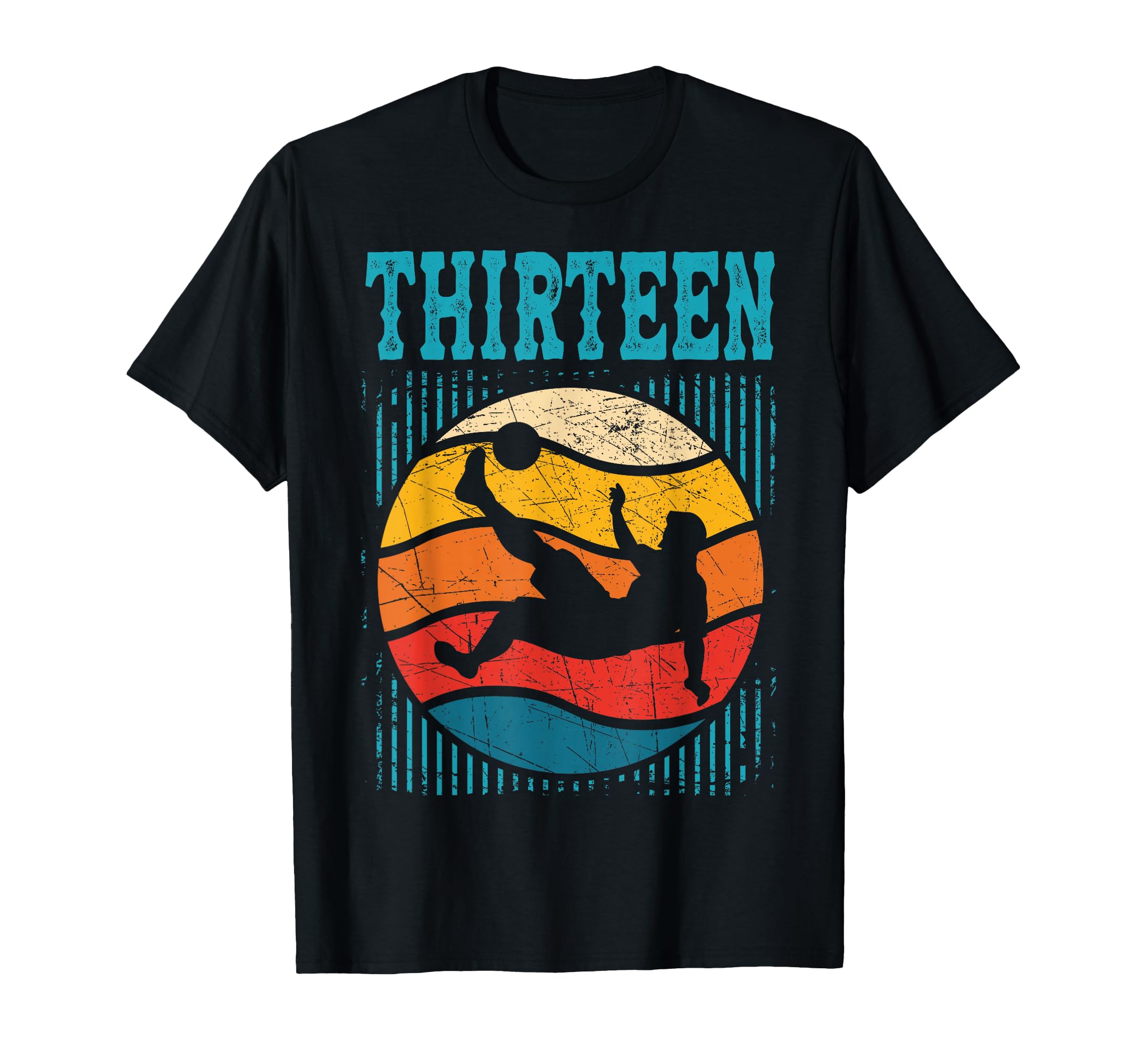 13Th Birthday Soccer 13 Years Old T-Shirt - Graphic Print for Adults - T-Shirt, Sweatshirt, Hoodie