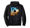 17Th Birthday Soccer Player Football Hoodie - Casual Everyday Wear Unisex - T-Shirt, Sweatshirt, Hoodie