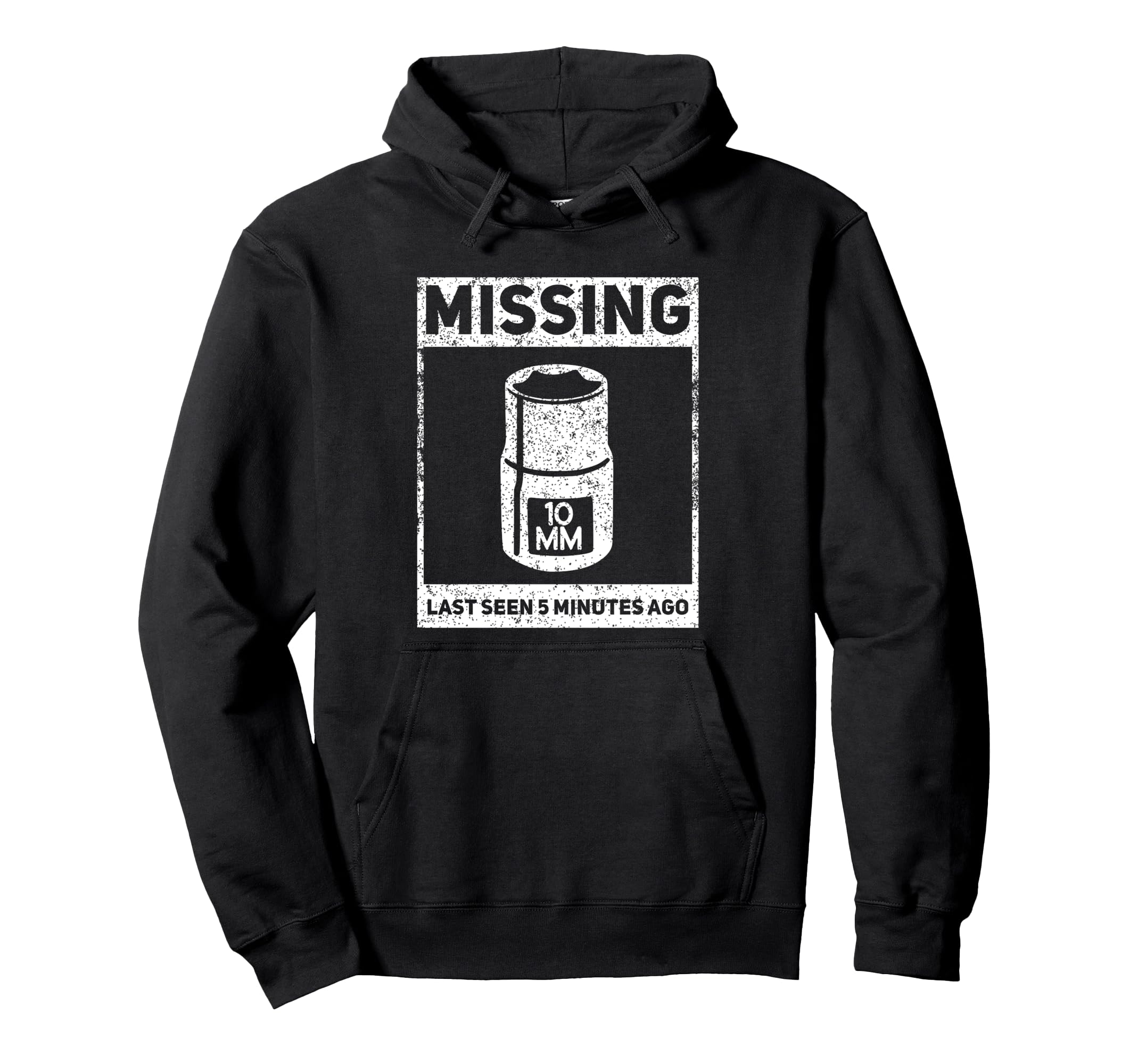 10Mm Socket Missing Funny Mechanic Car Hoodie - Streetwear Style Unisex - T-Shirt, Sweatshirt, Hoodie