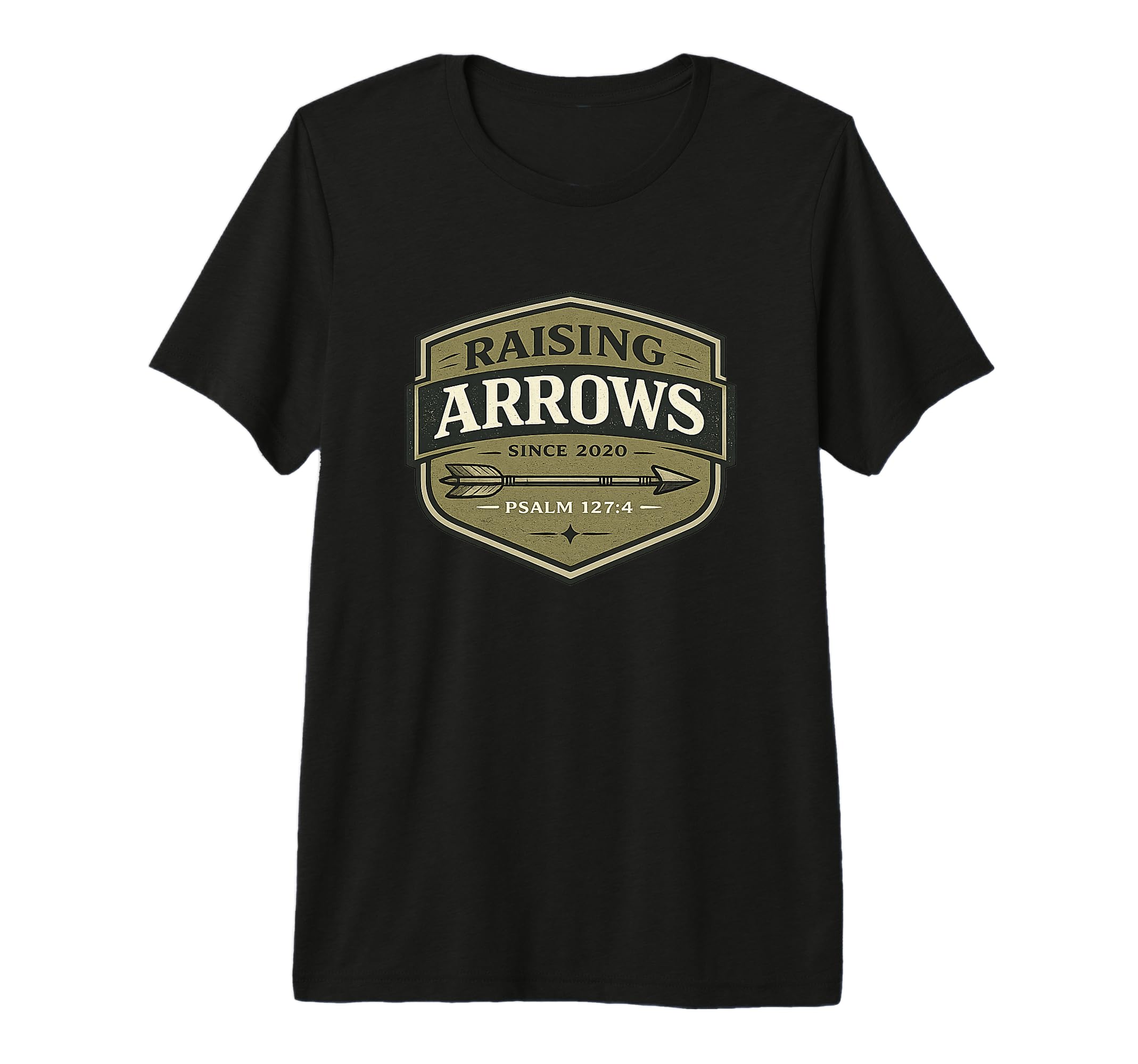 Mens Raising Arrows Since 2020 Psalm 127 T-Shirt - Custom Art Print Unisex - T-Shirt, Sweatshirt, Hoodie