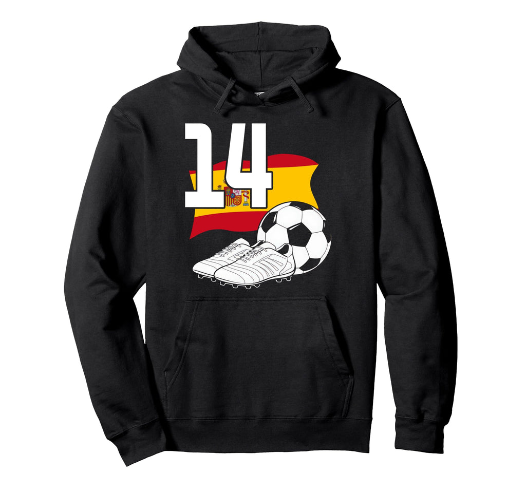 14 Soccer Birthday Gift Soccer Fan Hoodie - Novelty Apparel Men Women - T-Shirt, Sweatshirt, Hoodie