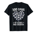 100 Days School Soccer Heart Love T-Shirt - Novelty Apparel for Adults - T-Shirt, Sweatshirt, Hoodie
