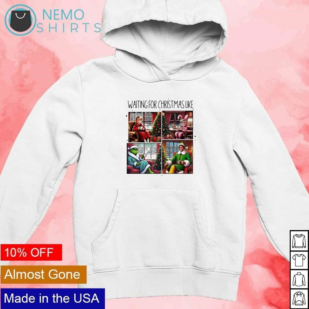 Waiting for Christmas like characters - Adult & Kids T-Shirts, Sweatshirts & Hoodies apparel design preview 2
