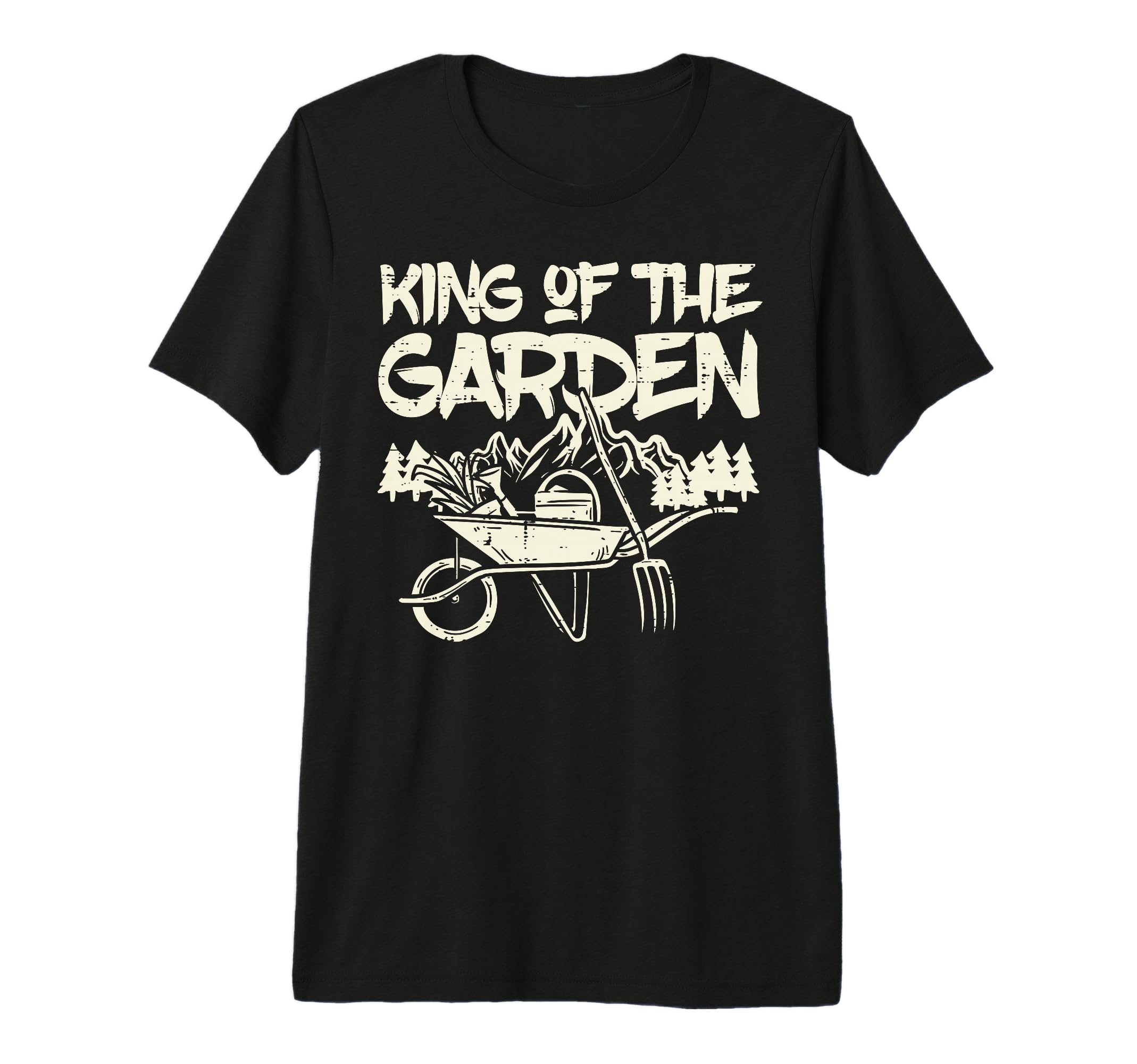 King Garden Gardening Gardener Grandpa T-Shirt - Minimalist Print Unisex - T-Shirt, Sweatshirt, Hoodie