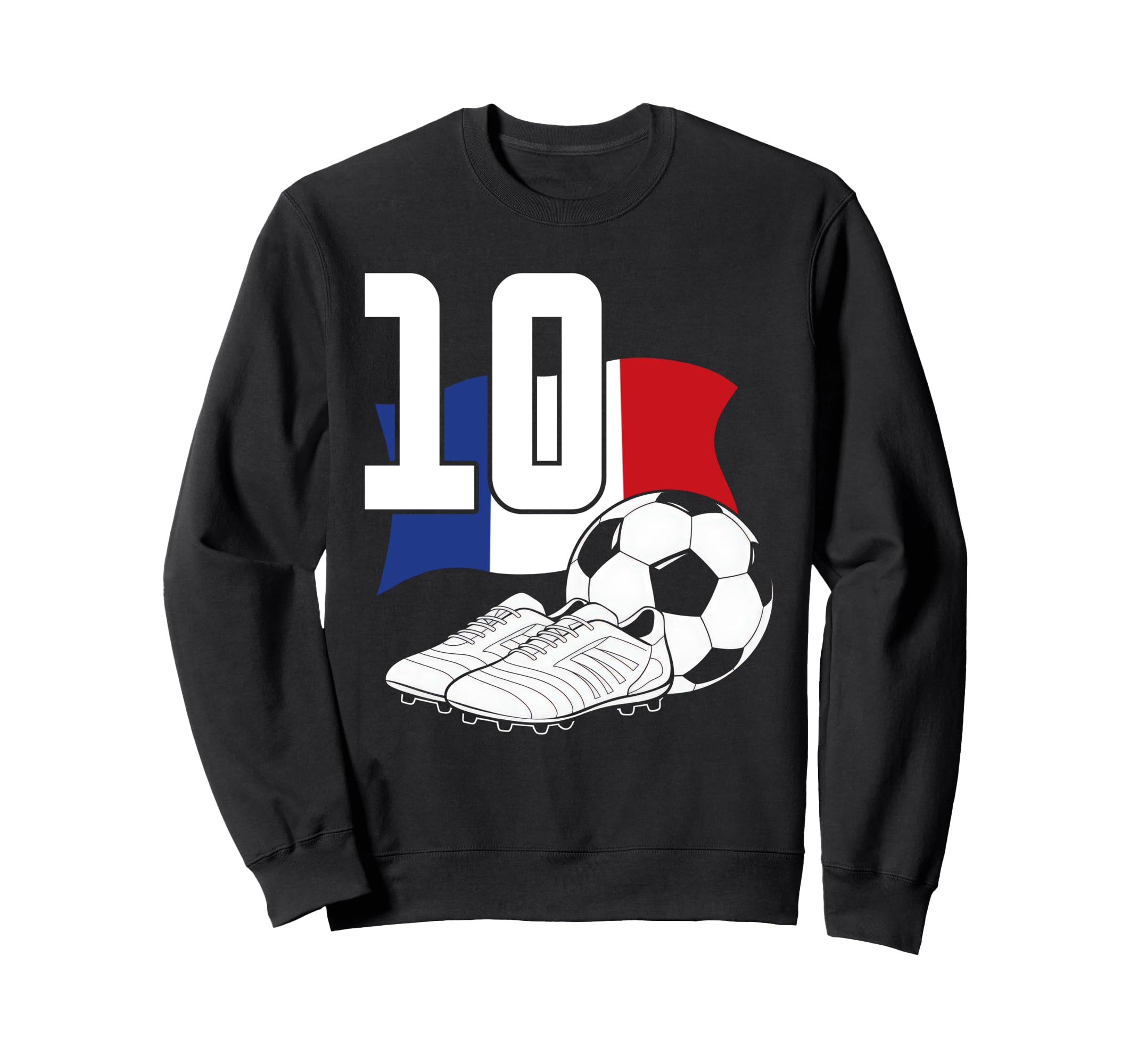 10 Soccer Birthday Gift Soccer Sweatshirt - Fun Novelty Design Men Women - T-Shirt, Sweatshirt, Hoodie