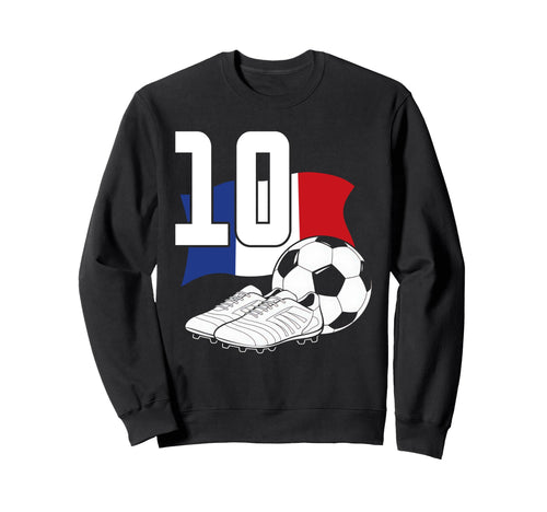 10 Soccer Birthday Gift Soccer Sweatshirt - Fun Novelty Design Men Women - T-Shirt, Sweatshirt, Hoodie
