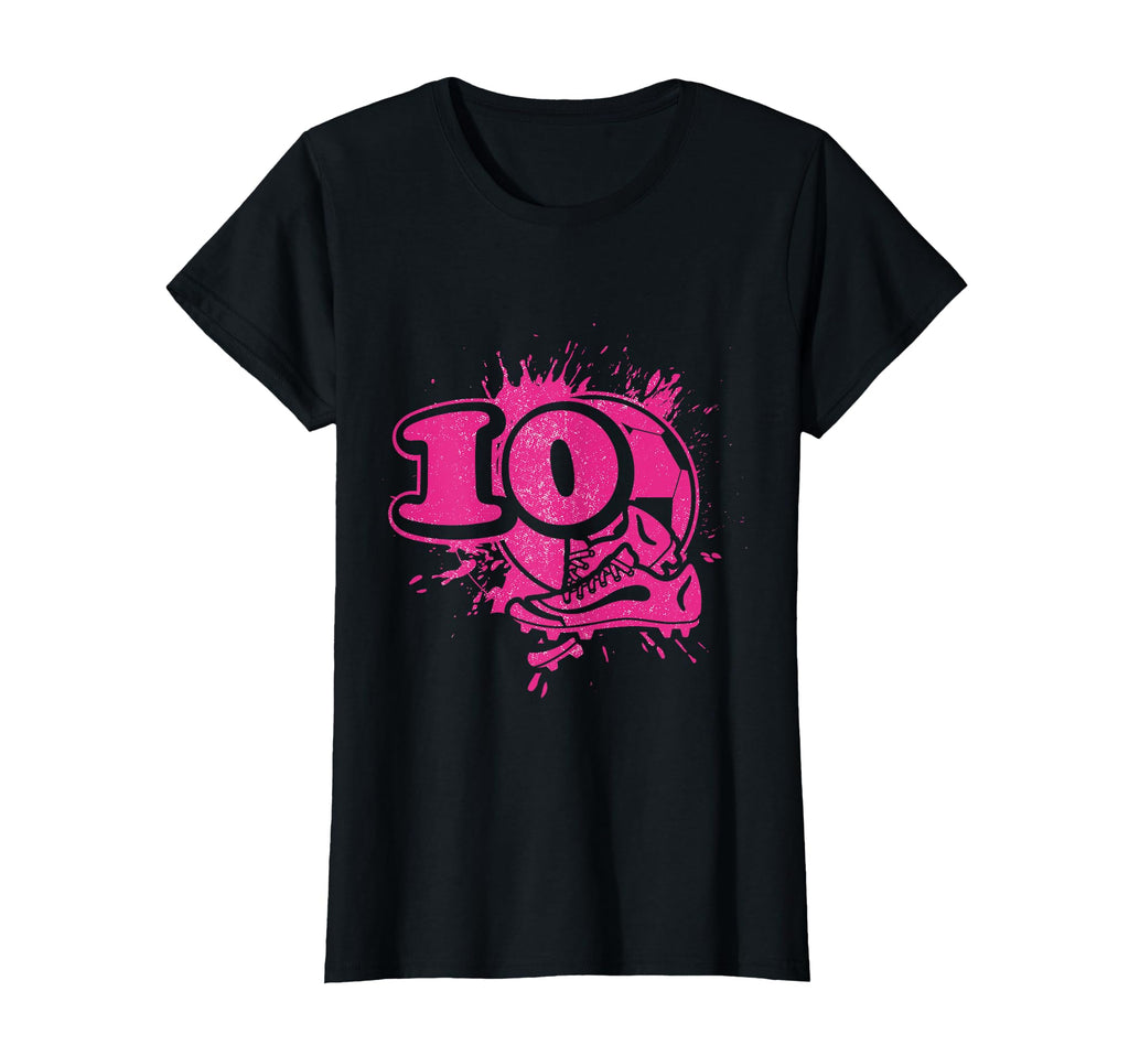 10Th Birthday Soccer Player Football T-Shirt - Novelty Apparel for Adults - T-Shirt, Sweatshirt, Hoodie