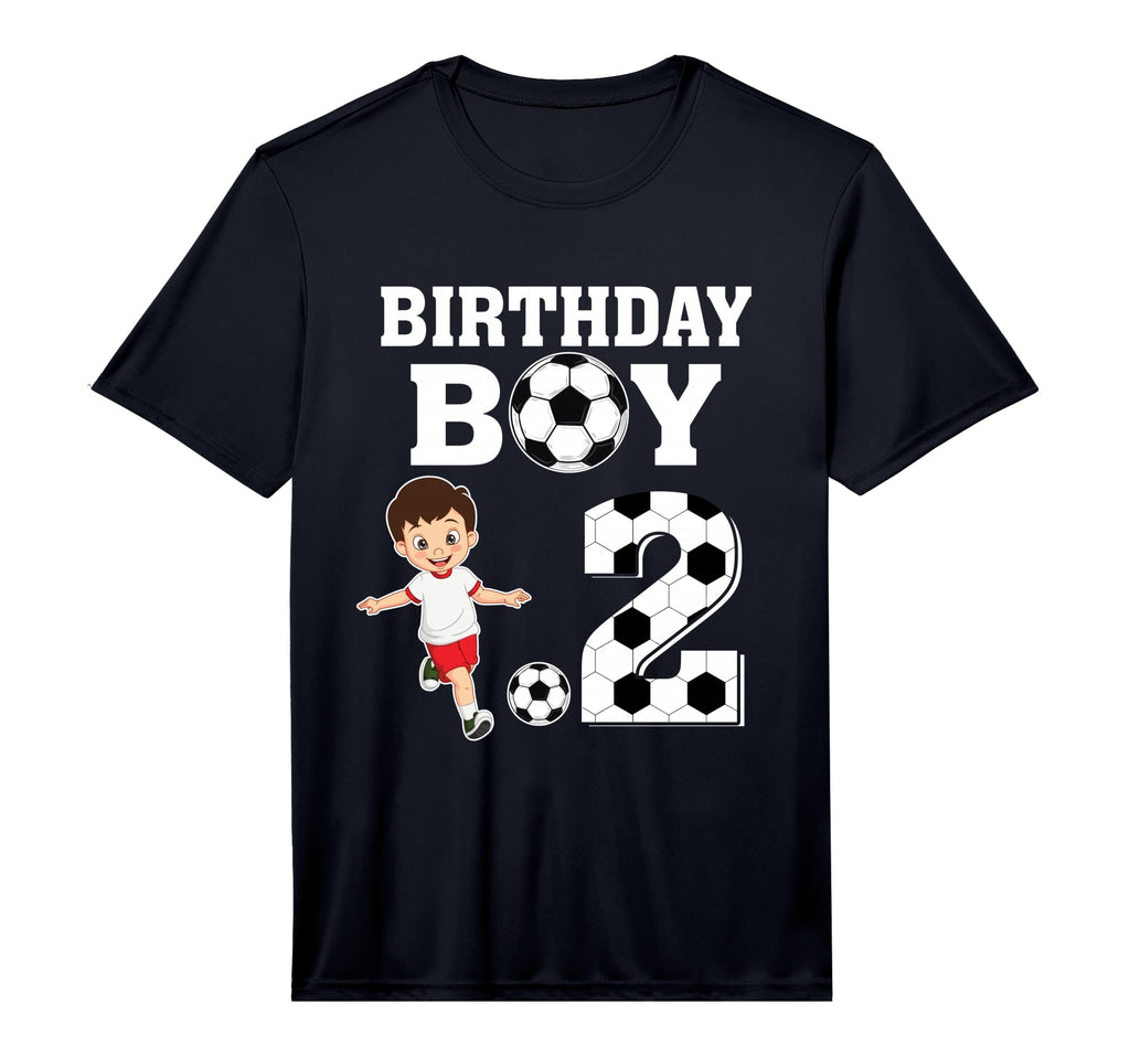 2 Years Old 2Nd Birthday Soccer T-Shirt - Minimalist Print for Adults - T-Shirt, Sweatshirt, Hoodie