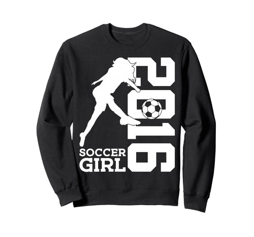 10Th Birthday Soccer 2016 Sweatshirt - Minimalist Print for Adults - T-Shirt, Sweatshirt, Hoodie