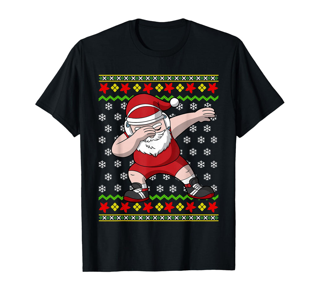Wrestling Ugly Wrestler Santa Claus T-Shirt - Novelty Apparel for Adults - T-Shirt, Sweatshirt, Hoodie