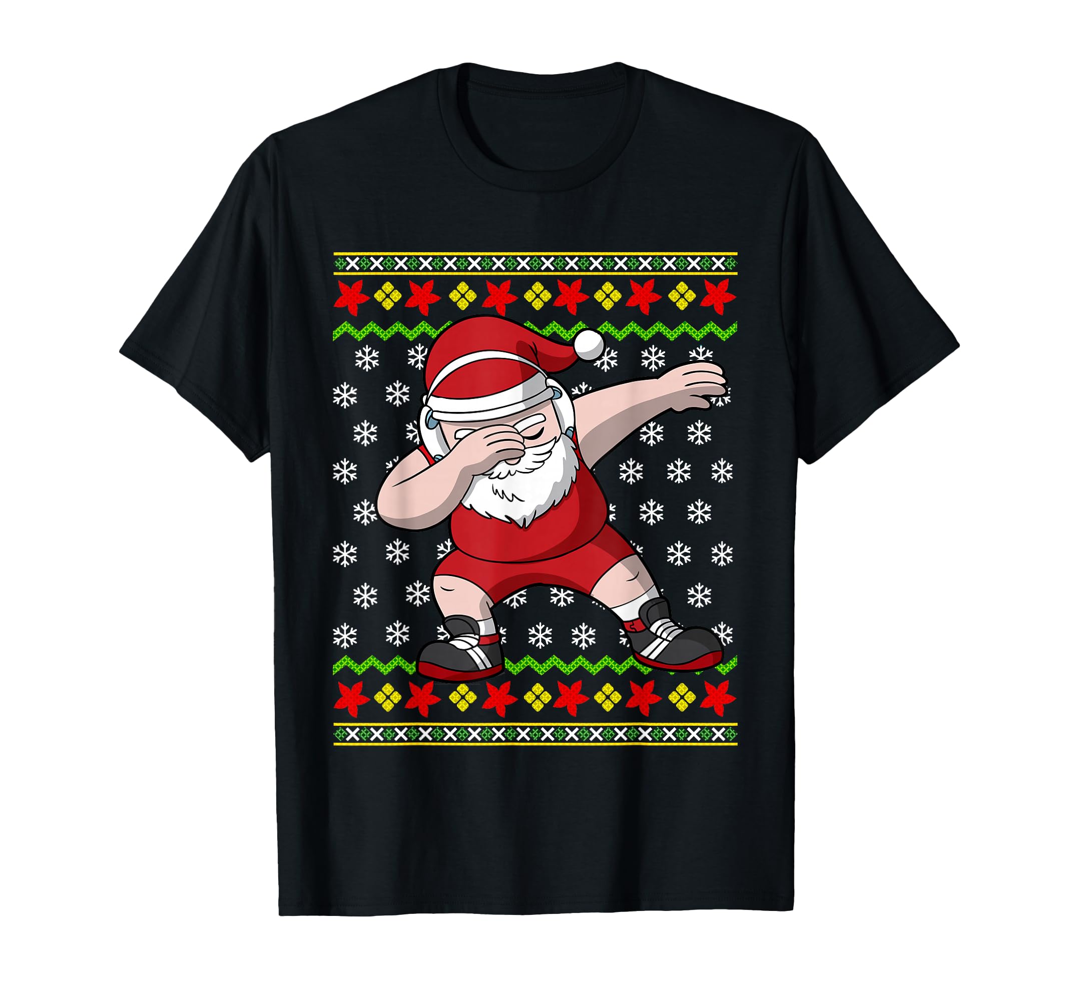 Wrestling Ugly Wrestler Santa Claus T-Shirt - Novelty Apparel for Adults - T-Shirt, Sweatshirt, Hoodie