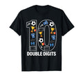 10 Soccer Birthday Double Digits T-Shirt - Streetwear Style Unisex - T-Shirt, Sweatshirt, Hoodie