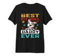 Best Pit Bull Daddy Ever Dad Funny T-Shirt - Minimalist Print for Adults - T-Shirt, Sweatshirt, Hoodie
