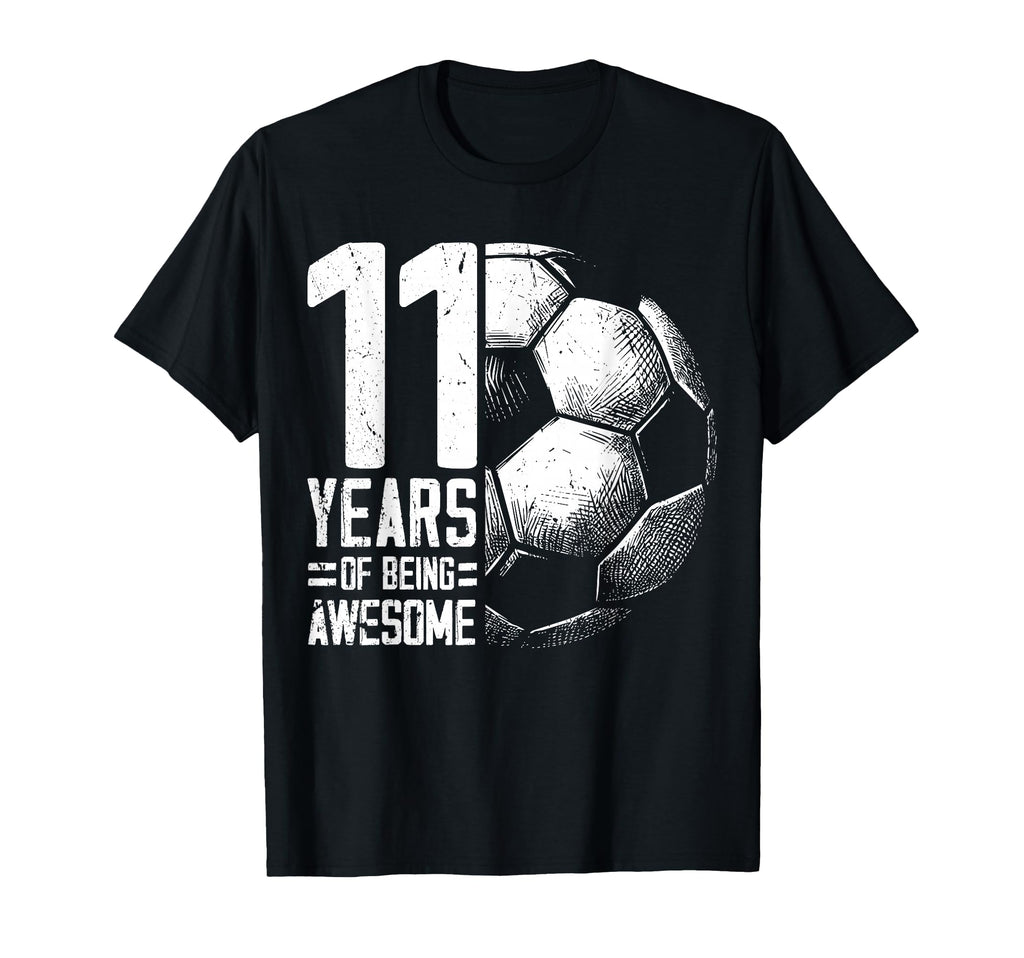 11Th Birthday Soccer Player Football 11 T-Shirt - Unique Graphic Unisex - T-Shirt, Sweatshirt, Hoodie