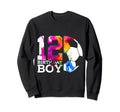 12 Birthday Soccer 12Th Birthday Sweatshirt - Minimalist Print Men Women - T-Shirt, Sweatshirt, Hoodie