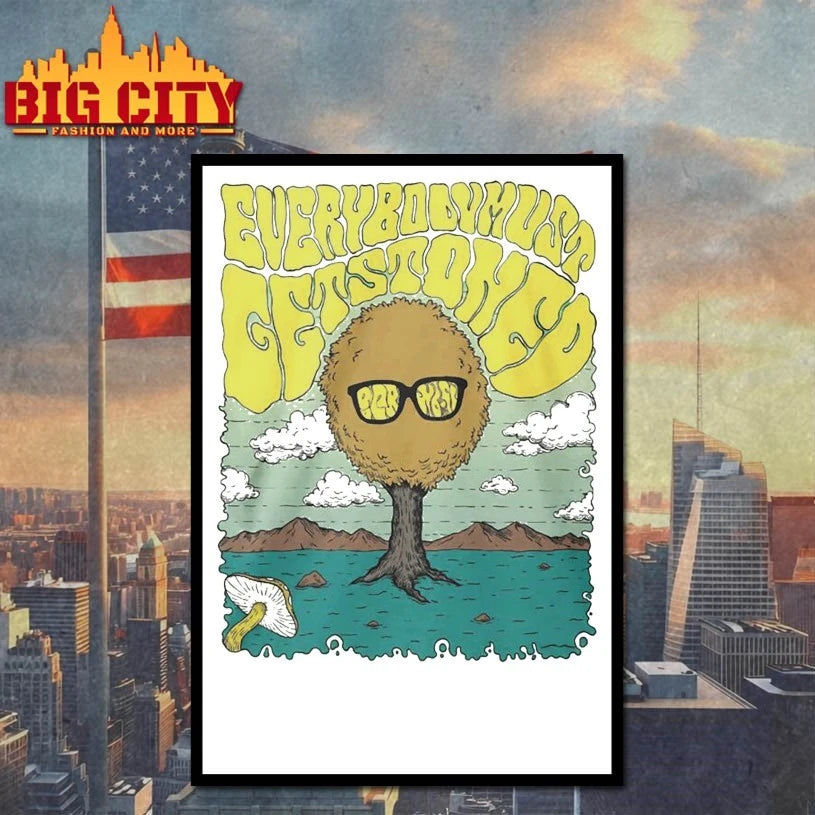 Everybody Must Get Stoned Song Bob Dylan - Adult & Kids T-Shirts, Sweatshirts & Hoodies apparel design preview 4