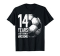 14Th Birthday Soccer Player Football T-Shirt - Custom Art Print Men Women - T-Shirt, Sweatshirt, Hoodie