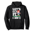 12Th Birthday 12 Years Soccer Hoodie - Casual Everyday Wear Men Women - T-Shirt, Sweatshirt, Hoodie
