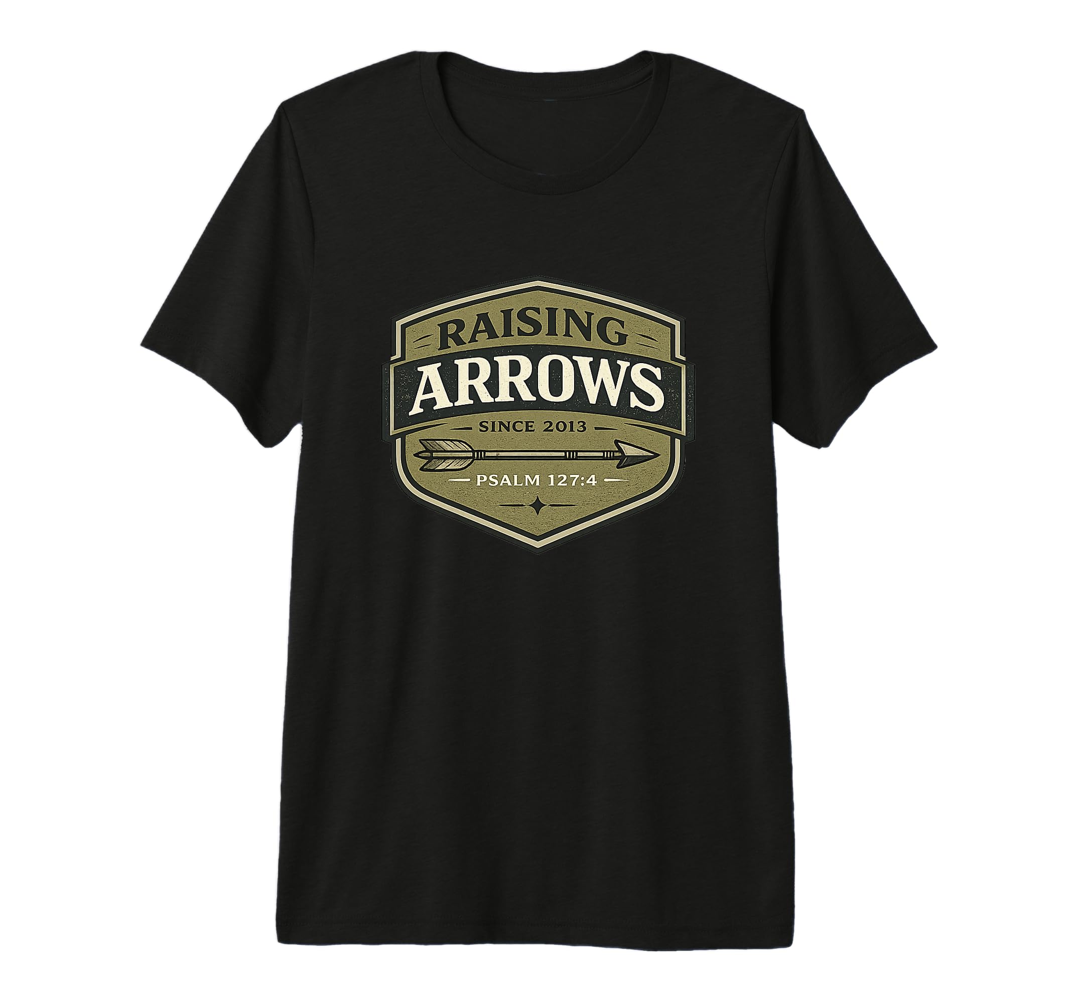 Mens Raising Arrows Since 2013 Psalm T-Shirt - Custom Art Print for Adults - T-Shirt, Sweatshirt, Hoodie