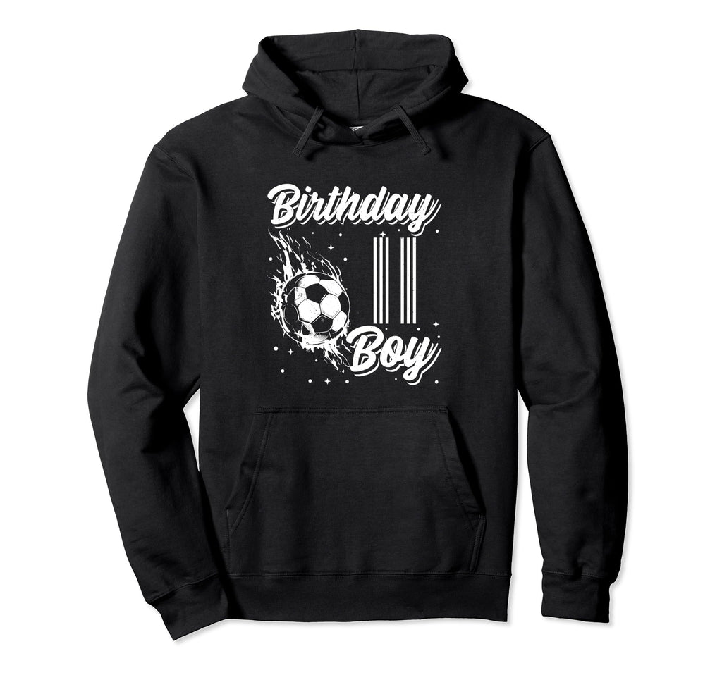 11Th Birthday Birthday Birthday Soccer Fan Hoodie - Minimalist Print Unisex - T-Shirt, Sweatshirt, Hoodie