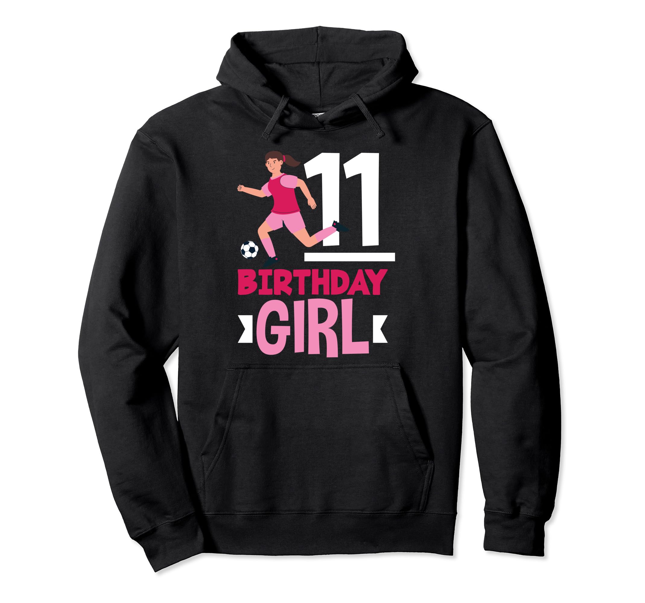11Th Birthday 11 Years Soccer Hoodie - Aesthetic Graphic for Adults - T-Shirt, Sweatshirt, Hoodie