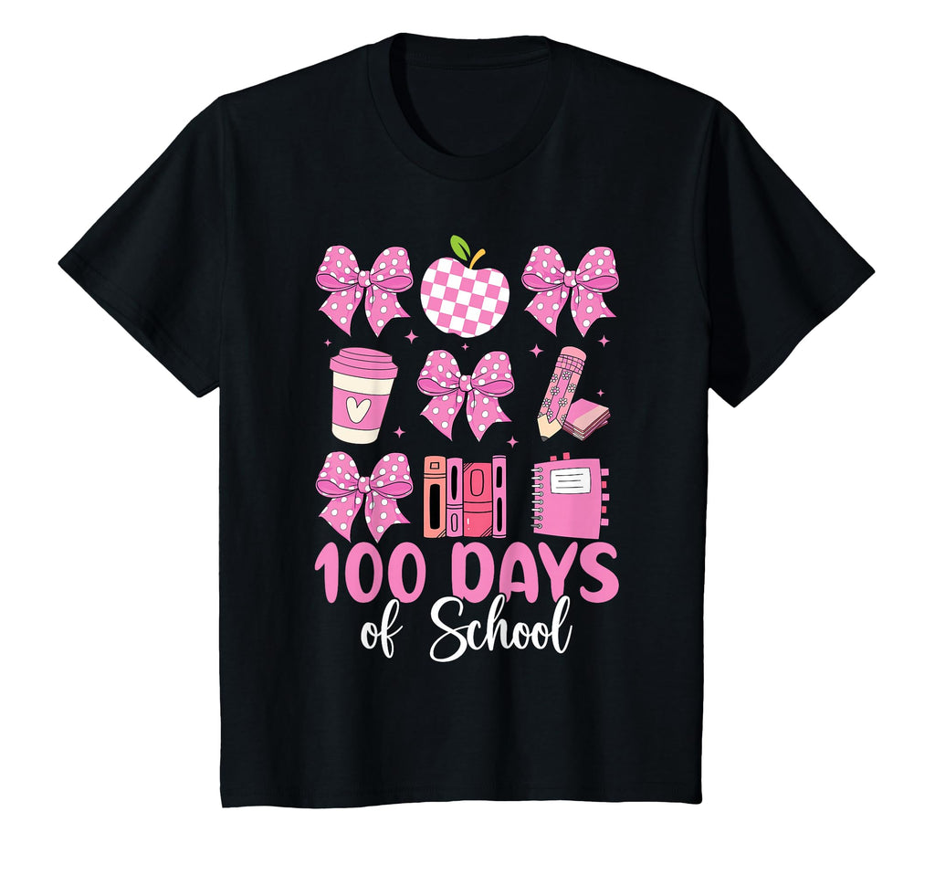 100Th Day School Teacher Coquette T-Shirt - Streetwear Style for Adults - T-Shirt, Sweatshirt, Hoodie