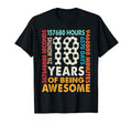 18Th Birthday 18 Years Old 216 Months T-Shirt - Trendy Graphic for Adults - T-Shirt, Sweatshirt, Hoodie