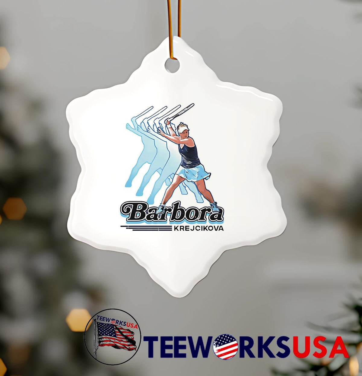 Barbora Krejcikova Retro - Adult & Kids T-Shirts, Sweatshirts & Hoodies apparel design preview 7