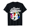 14 Years Soccer 14Th Birthday T-Shirt - Unique Graphic Unisex - T-Shirt, Sweatshirt, Hoodie