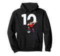 10 Soccer Birthday Gift Soccer Fan Hoodie - Custom Art Print Men Women - T-Shirt, Sweatshirt, Hoodie