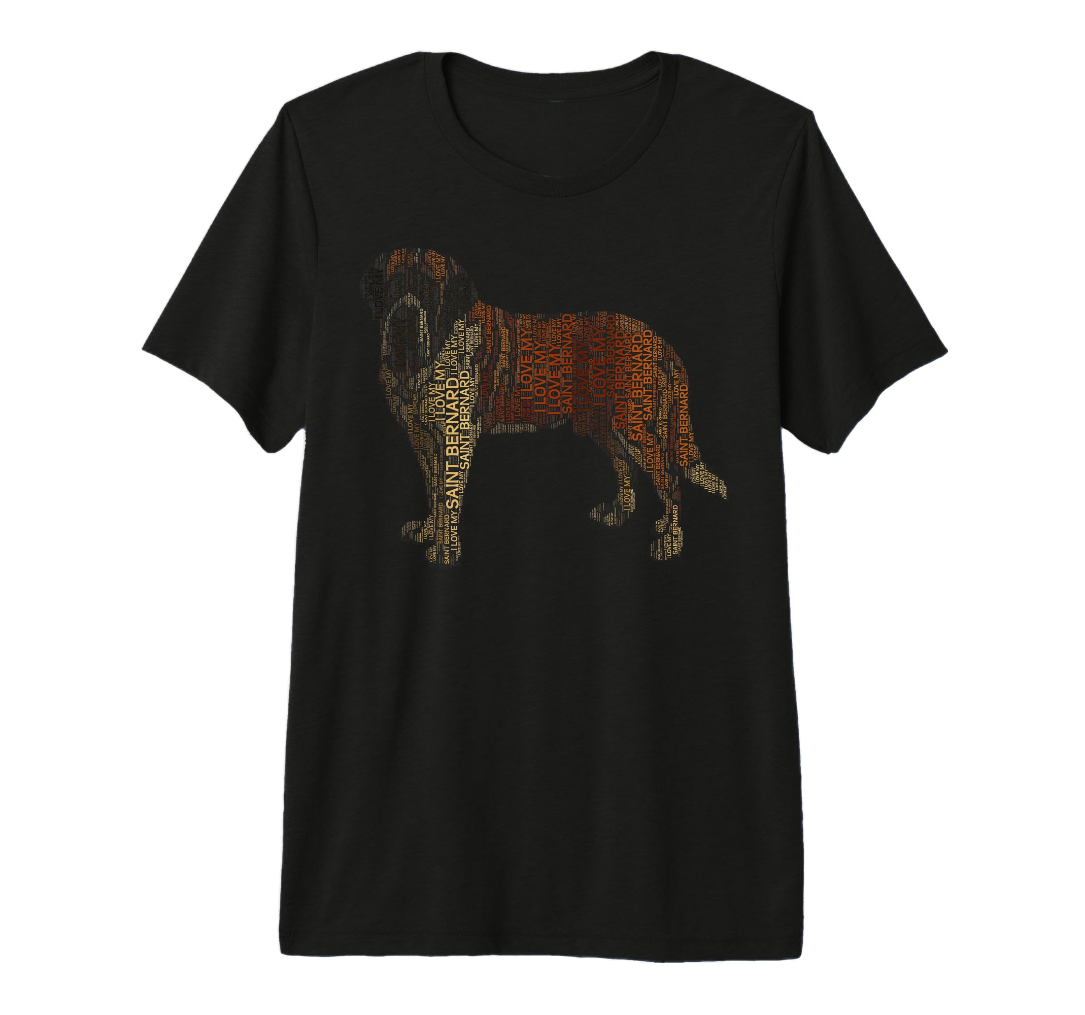 Saint Bernard Dog Love St Bernard T-Shirt - Minimalist Print for Adults - T-Shirt, Sweatshirt, Hoodie