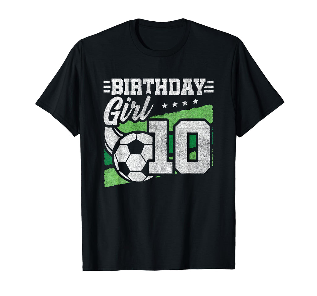10Th Birthday Soccer Party 10 Year T-Shirt - Minimalist Print Men Women - T-Shirt, Sweatshirt, Hoodie
