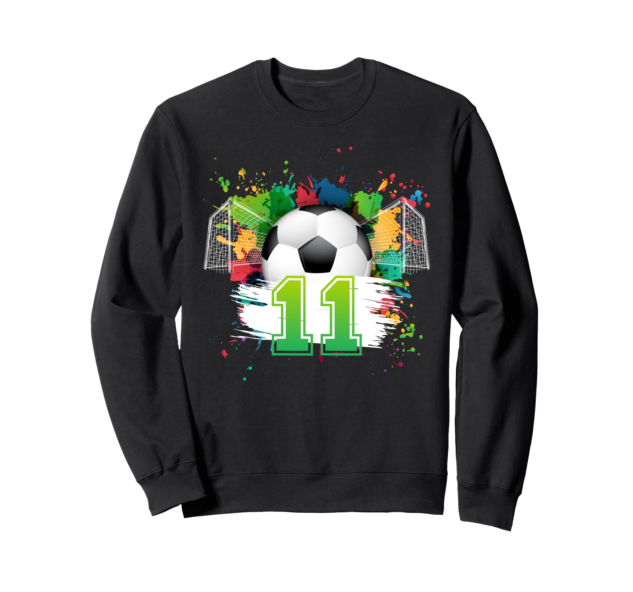 11Th Soccer Birthday Party 11 Year Sweatshirt - Minimalist Print Unisex - T-Shirt, Sweatshirt, Hoodie