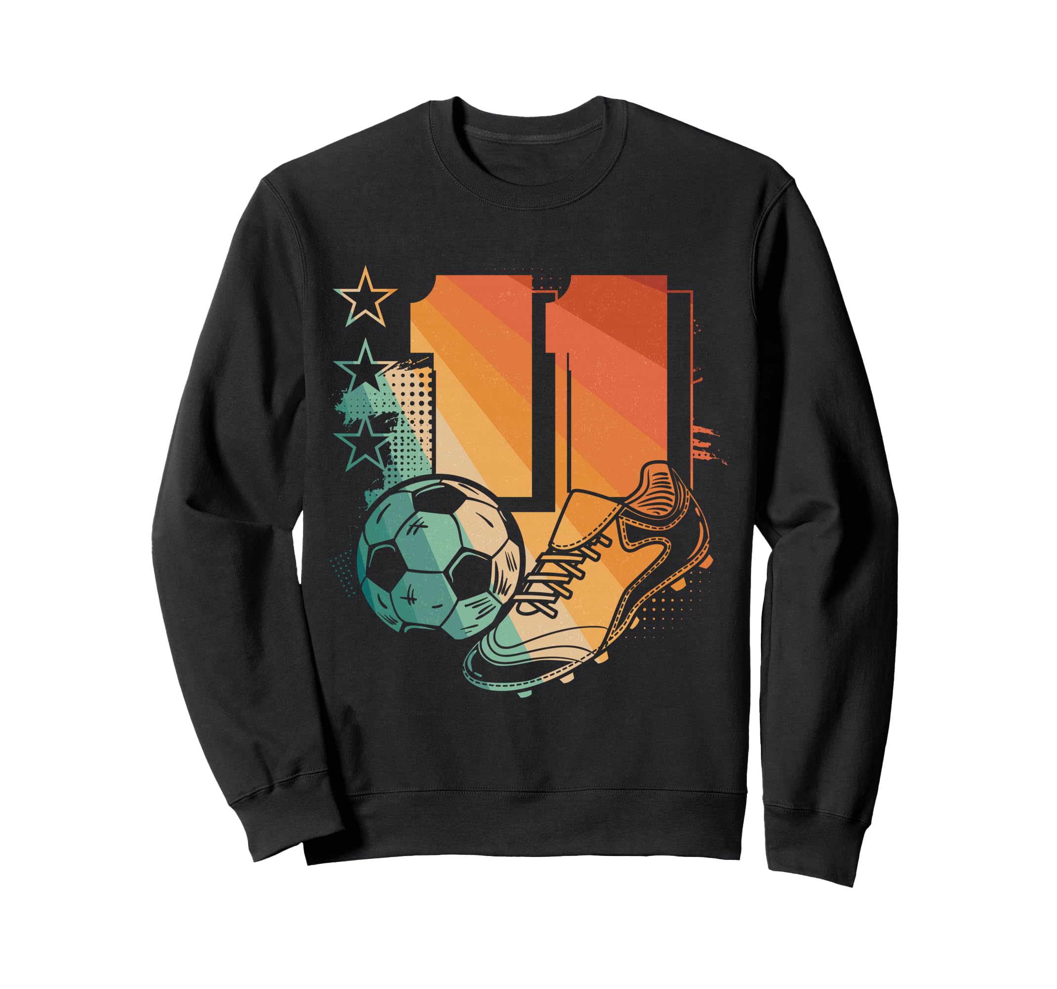 11Th Birthday Soccer Player Football Sweatshirt - Novelty Apparel Unisex - T-Shirt, Sweatshirt, Hoodie