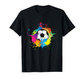 Soccer Ball Player Gift Funny Colorful T-Shirt - Unique Graphic for Adults - T-Shirt, Sweatshirt, Hoodie