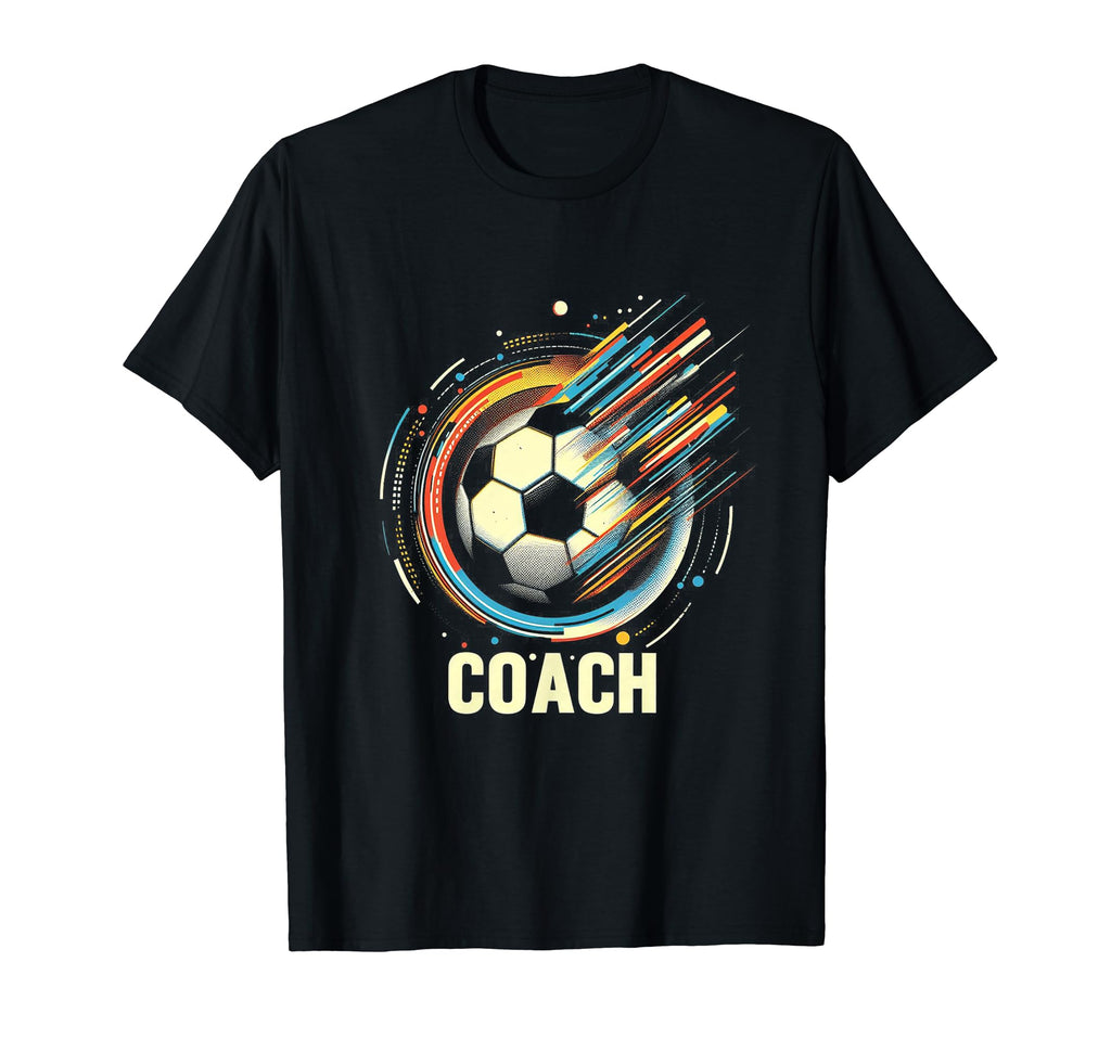 Soccer Coach Training Coaching Football T-Shirt - Custom Art Print Unisex - T-Shirt, Sweatshirt, Hoodie