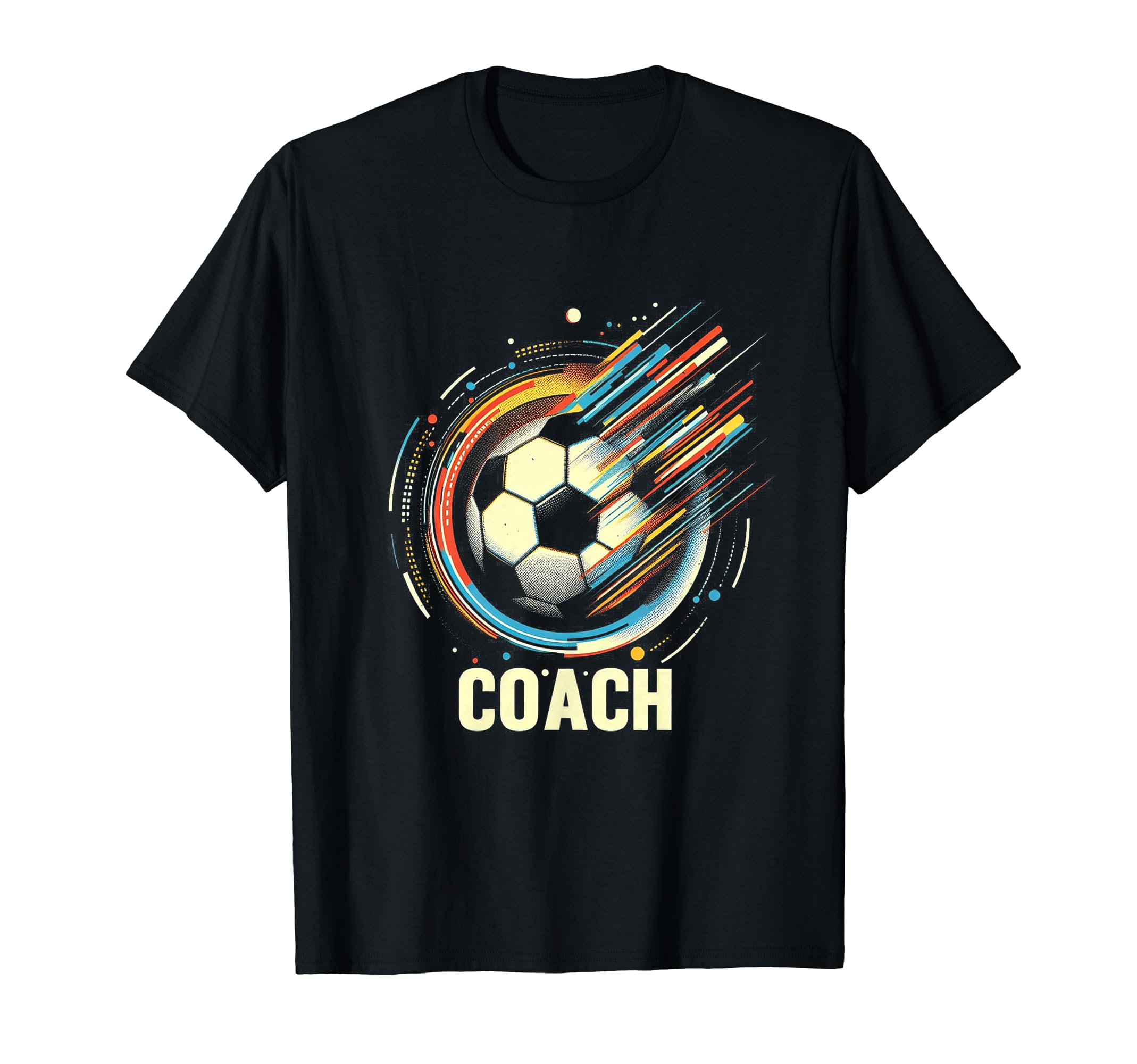 Soccer Coach Training Coaching Football T-Shirt - Custom Art Print Unisex - T-Shirt, Sweatshirt, Hoodie