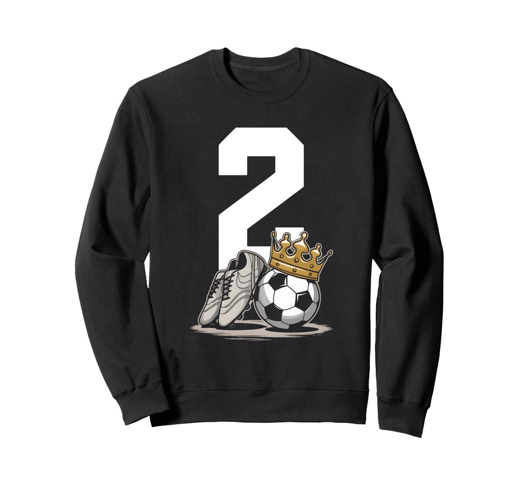 2 Soccer Birthday Gift Soccer Fan Sweatshirt - Minimalist Print Men Women - T-Shirt, Sweatshirt, Hoodie
