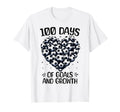 100 Days School Soccer Heart Love T-Shirt - Streetwear Style for Adults - T-Shirt, Sweatshirt, Hoodie