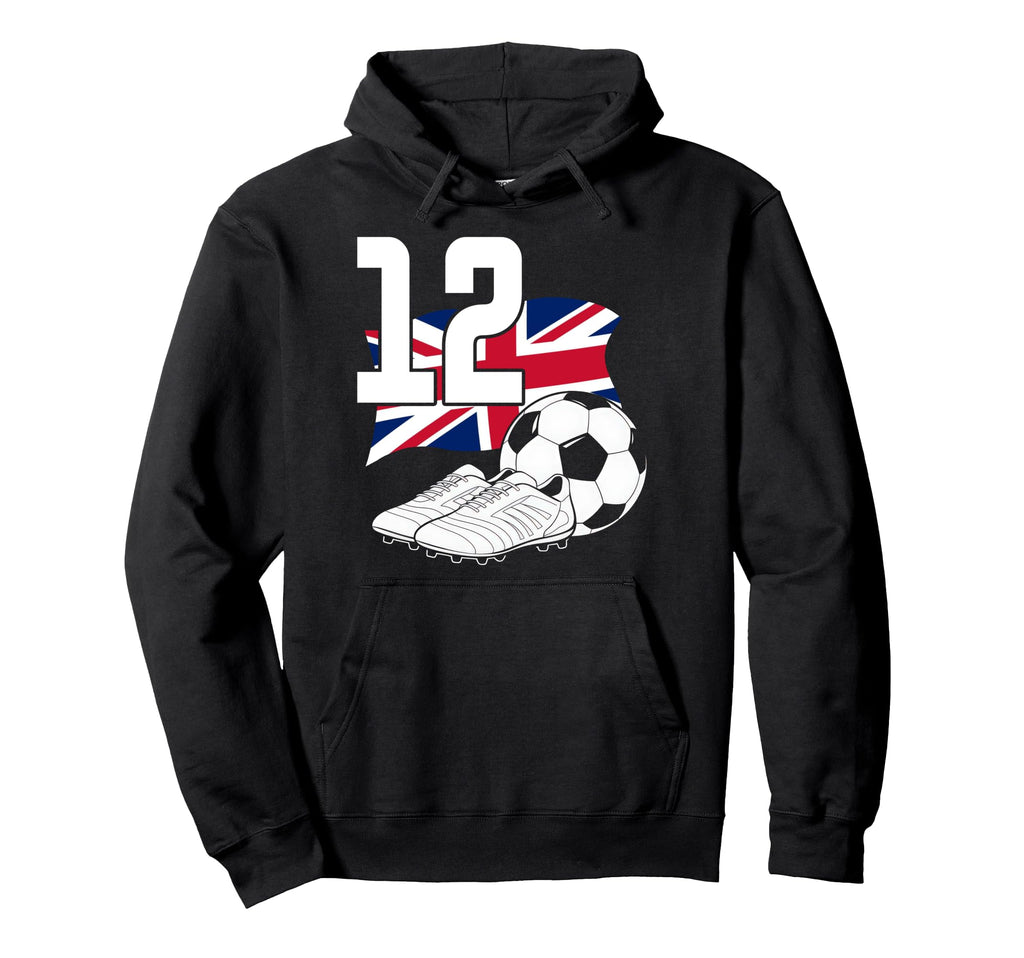 12 Soccer Birthday Gift Soccer Fan Sports Hoodie - Custom Art Print Unisex - T-Shirt, Sweatshirt, Hoodie