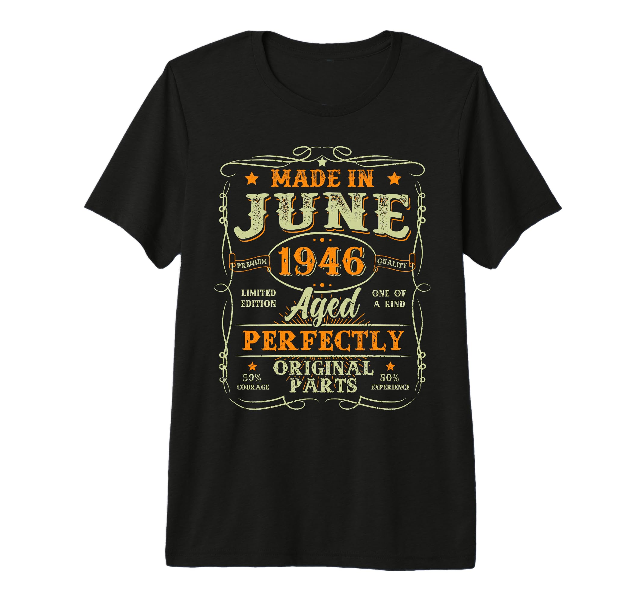 80 Years Old Made June 1946 80Th T-Shirt - Minimalist Print for Adults - T-Shirt, Sweatshirt, Hoodie