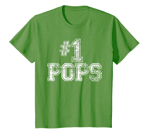 1 Pops Number One Sports Fathers Day T-Shirt - Novelty Apparel for Adults - T-Shirt, Sweatshirt, Hoodie