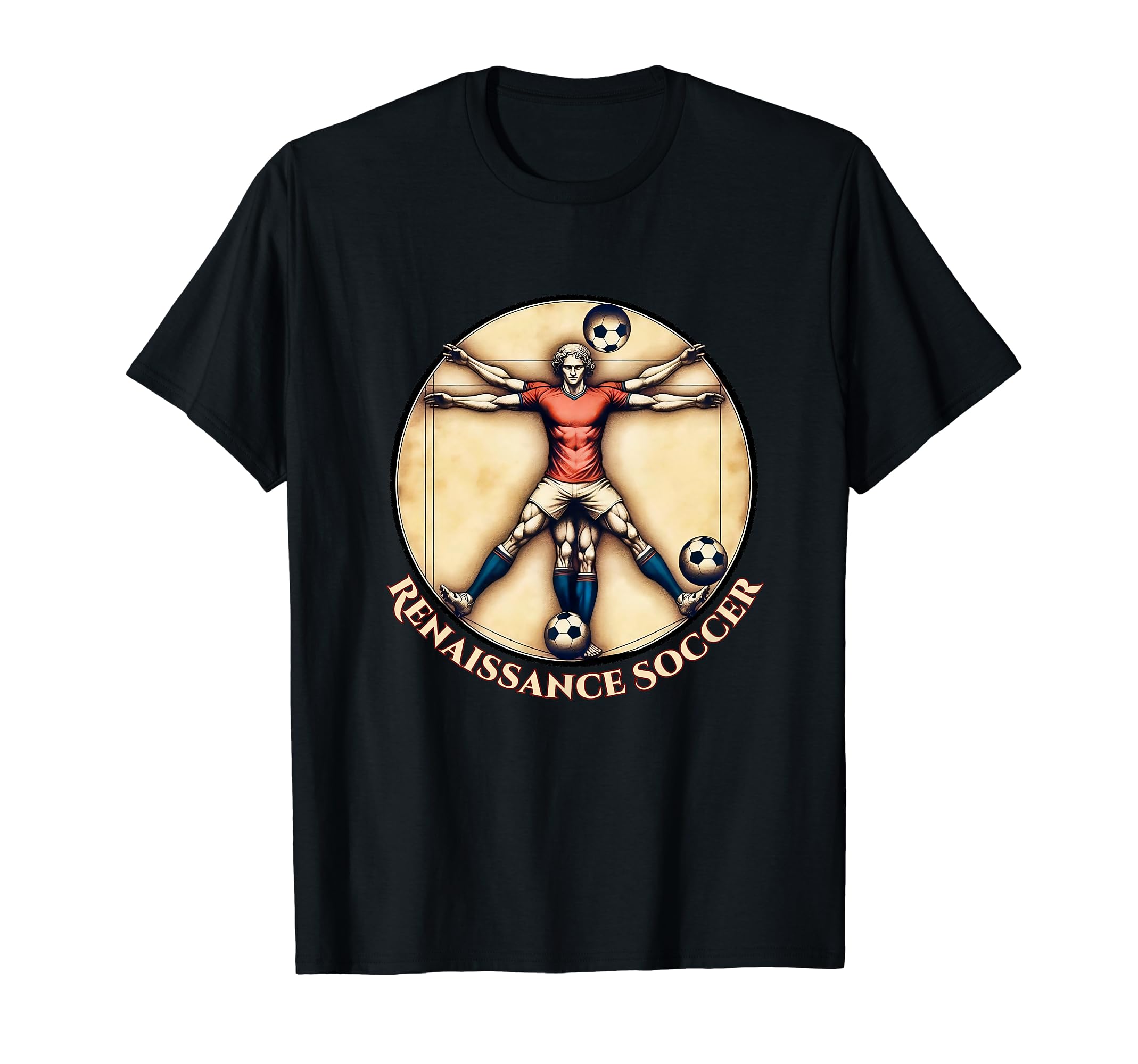 Da Vinci Vitruvian Renaissance T-Shirt - Casual Everyday Wear for Adults - T-Shirt, Sweatshirt, Hoodie